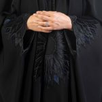 چادر عربی حریراسود نیلا-کد 5 - Image 3