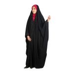 چادر عربی حریراسود گل آذین-کد 14 - Image 2