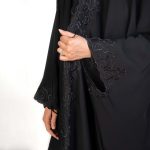 چادر عربی حریراسود گل آذین-کد 14 - Image 3