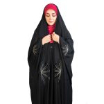چادر عربی حریراسود آرالیا-کد 15