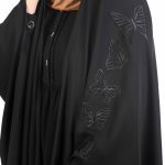 چادر عربی حریراسود پروانه-کد 11 - Image 2