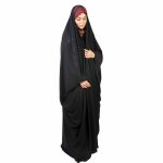 چادر عربی حریراسود پروانه-کد 11 - Image 3