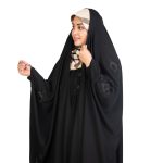 چادر عربی حریراسود رزان-کد 13